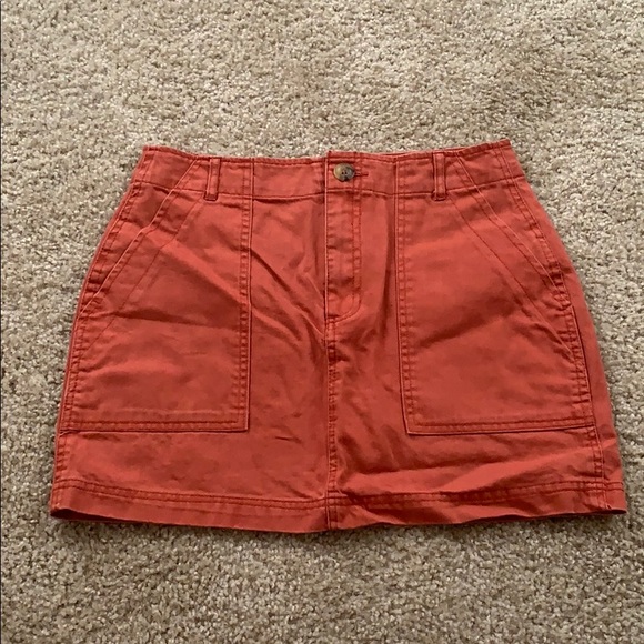 red denim skirt forever 21